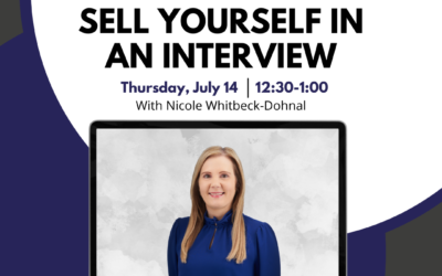How to Sell Yourself in an Interview Webinar