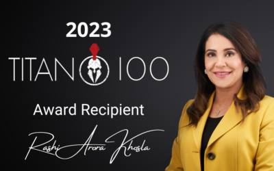 Rashi Arora Khosla Named 2023 Titan 100